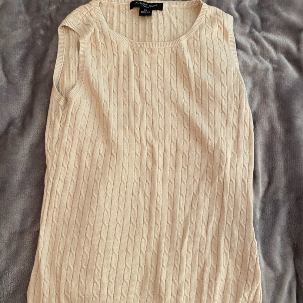sweater tank top